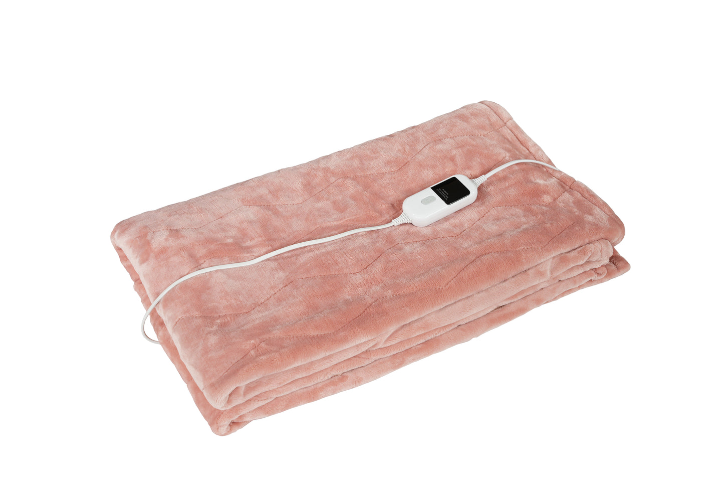 GML Heating Electric Blanket Throws Warm Micro Fleece in 3 different colors - Beige/Pink/Ivory