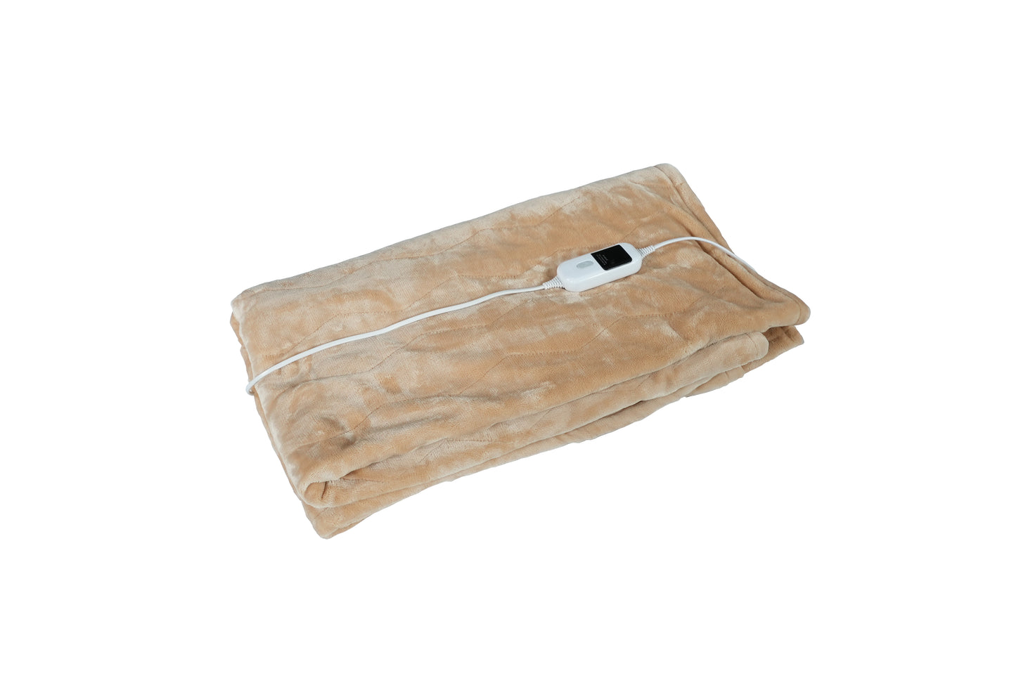 GML Heating Electric Blanket Throws Warm Micro Fleece in 3 different colors - Beige/Pink/Ivory