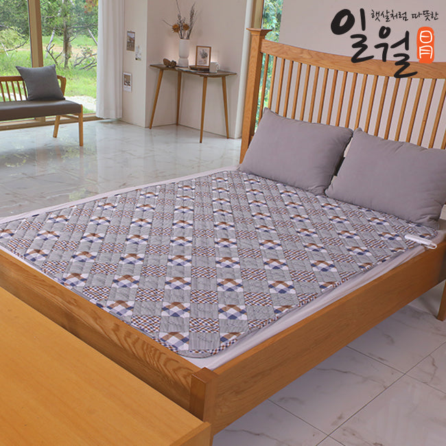 KKACHILI EVENT 일월 스타일리쉬 카본 전기매트 싱글/퀸 GML Elegante almohadilla térmica eléctrica de carbono Twin y Queen-zoom-