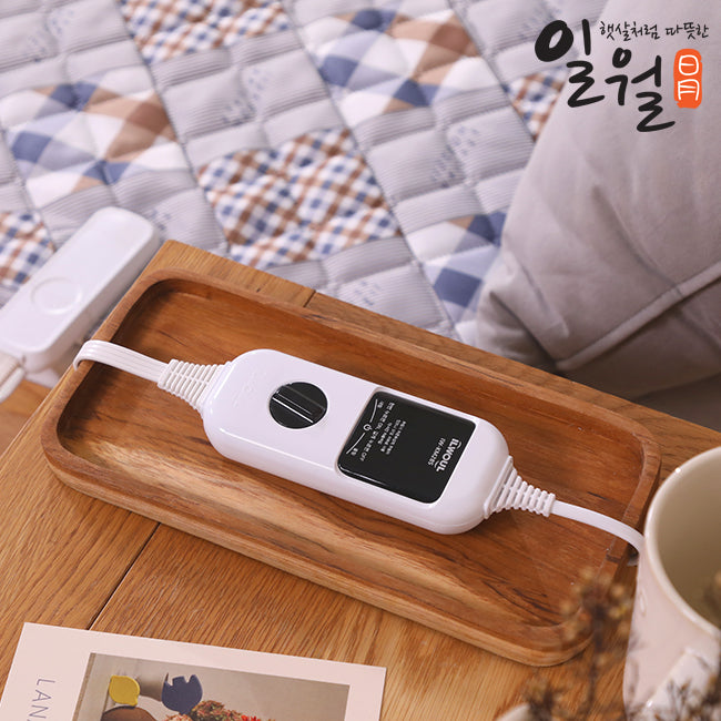 KKACHILI EVENT 일월 스타일리쉬 카본 전기매트 싱글/퀸 GML Elegante almohadilla térmica eléctrica de carbono Twin y Queen-zoom-3