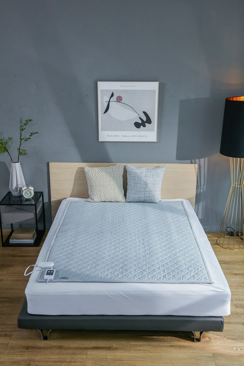 KKACHILI EVENT 일월 효성 에어로실버 은나노 카본 온열매트 싱글/ 퀸 Almohadilla térmica eléctrica de carbono GML con tela Aerosilver-zoom-