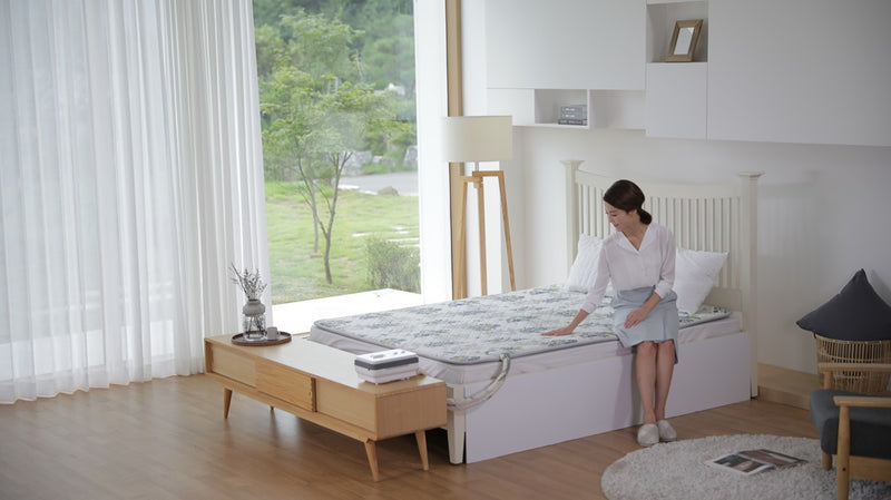 일월 프리미엄 숲속애 온수매트 GML Calefacción circulación de agua almohadilla eléctrica-zoom-