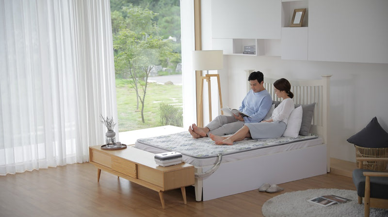 일월 프리미엄 숲속애 온수매트 GML Calefacción circulación de agua almohadilla eléctrica-zoom-