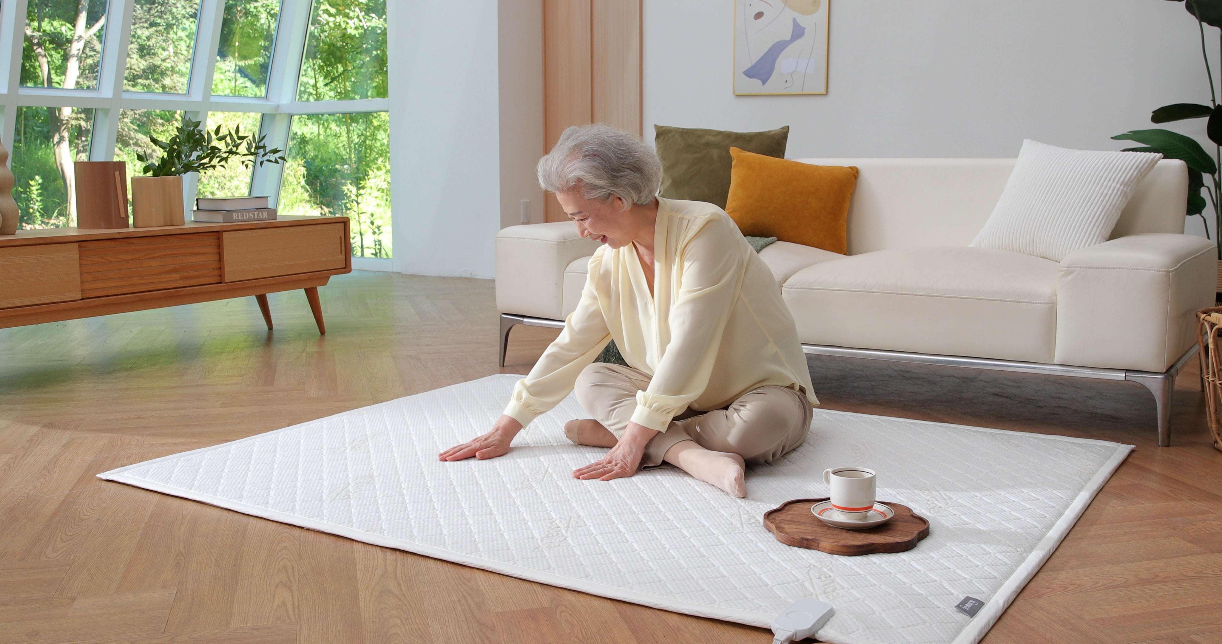 KKACHILI EVENT 일월 최고급 프리미엄 라이오셀 텐셀 섬유 카본 온열매트 싱글/퀸 GML Almohadilla calefactora eléctrica de carbono con tela Tencel-zoom-8