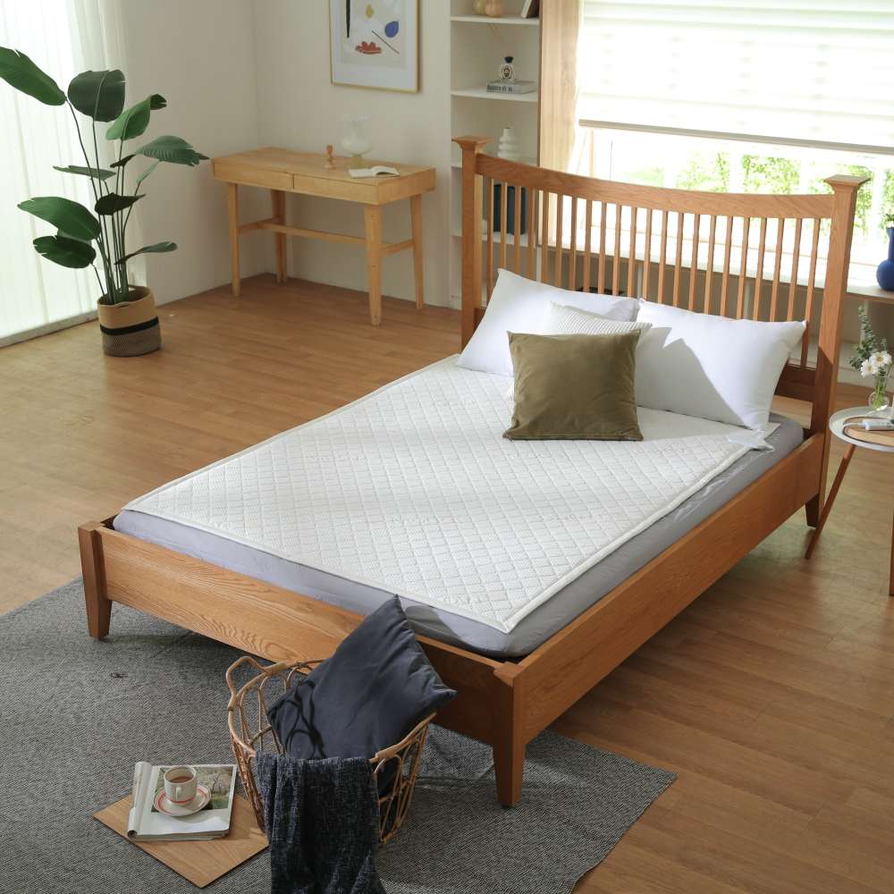 일월 최고급 프리미엄 라이오셀 텐셀 섬유 카본 온열매트 싱글/퀸 GML Heating Carbon Electric Heating Pad with Tencel Fabric